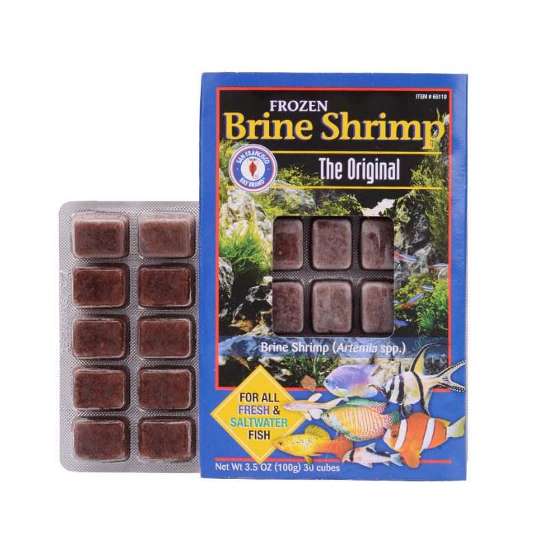 San Francisco Bay Brine Shrimp Frozen Cube 100G