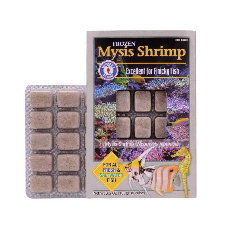 San Francisco Bay Mysis Shrimp Frozen Cube 100G