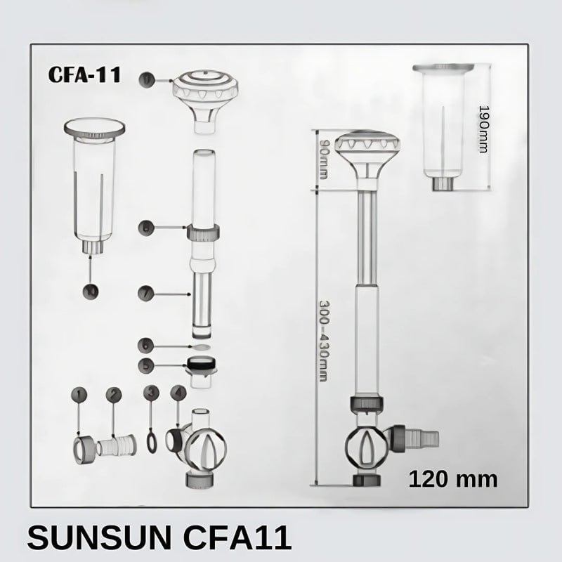 SUNSUN Fountain Pipe (Various size)