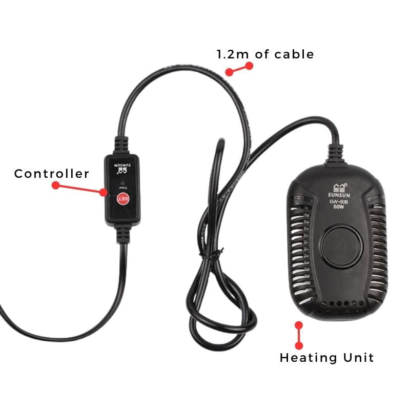 SUNSUN GW-25B Heater (Low Water Level Heater)