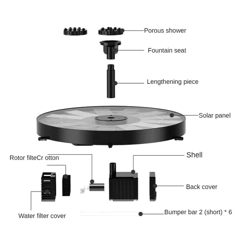 SUNSUN JSP-01 Solar Pond Floating Pump