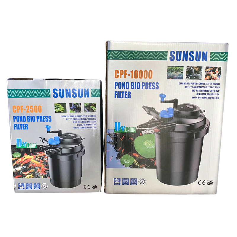 SUNSUN CPF-2500 / CPF-10000 Pond Filters w/ UV