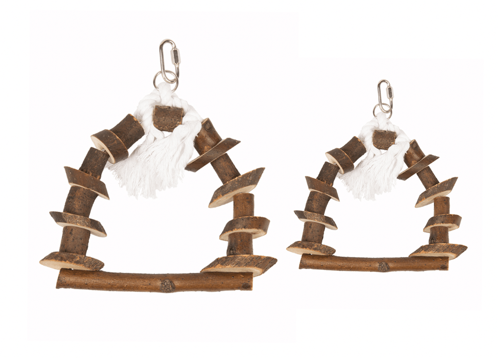 Laroy Duvo Wooden Swing With Rope 15X20Cm