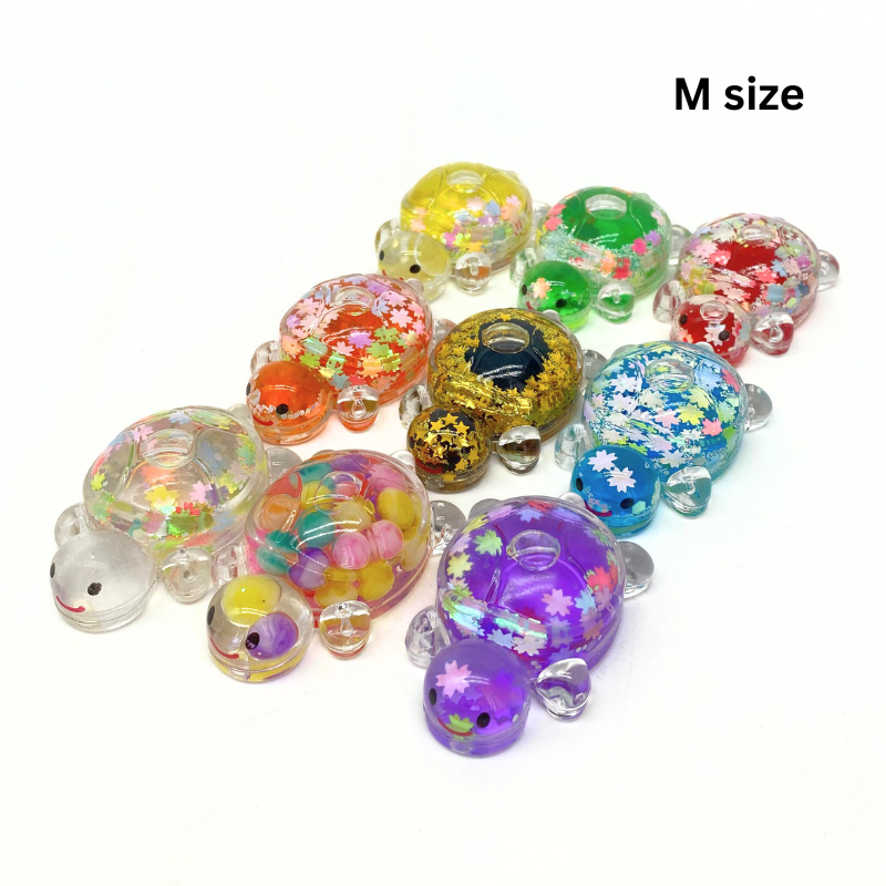 Shiny Turtle Toy Decoration M Assorted Colour