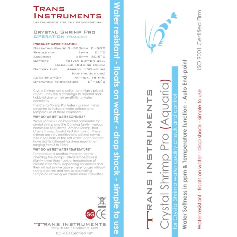 TRANS INSTRUMENT Crystal Shrimp Pro pen