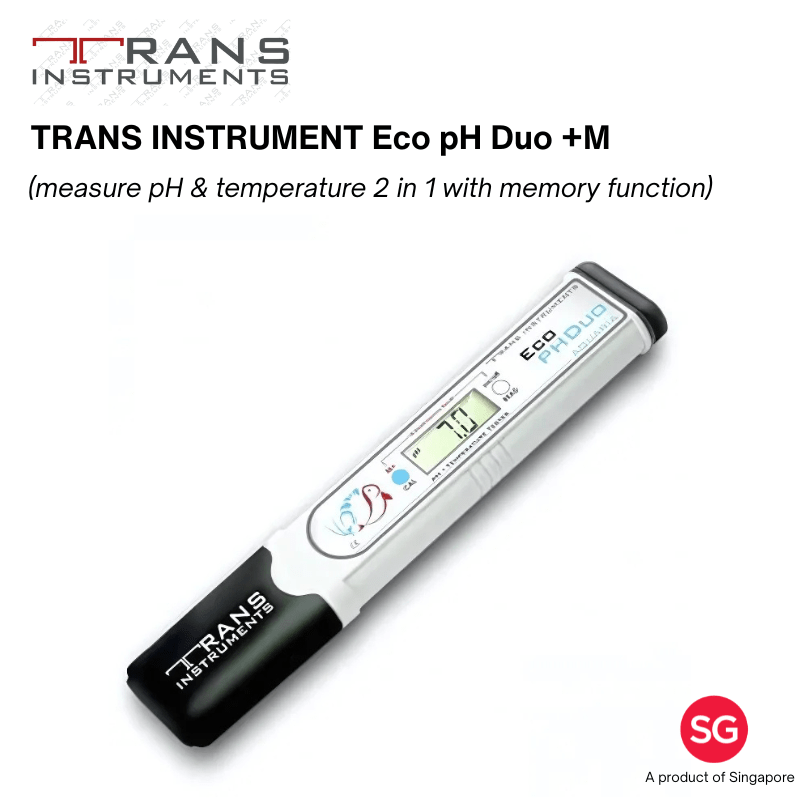 TRANS INSTRUMENT Eco pH Duo +M pen (pH/temp test with memory function)