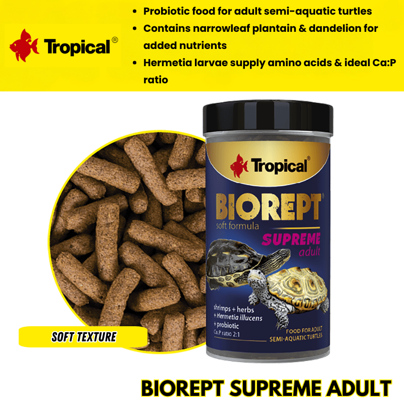 Tropical Biorept Supreme Adult (Premium turtle feed)