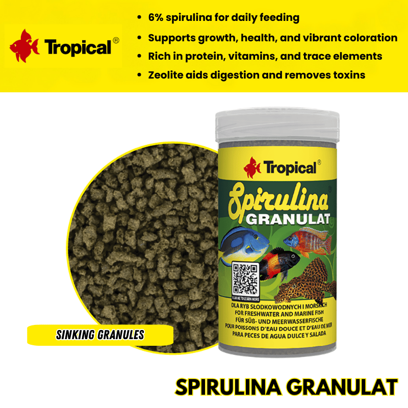Tropical Spirulina Granulat (6% spirulina)