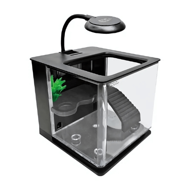UP AQUA CA-ET-004-B Turtle Tank with light (Black)
