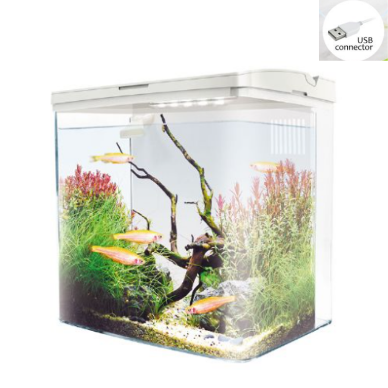 UP Aqua Tk Ao Mb 20 Nano Tank Black White