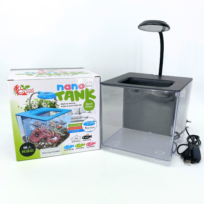 UP AQUA CA-ET-003 Nano tank with light/usb (black/white)