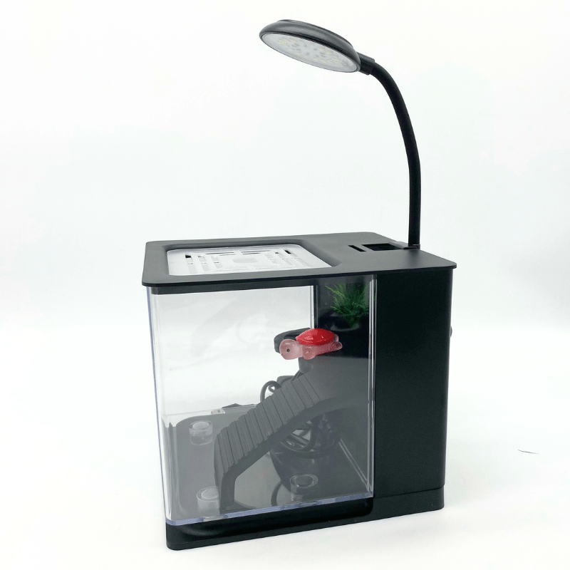 UP AQUA CA-ET-004-B Turtle Tank with light (Black)