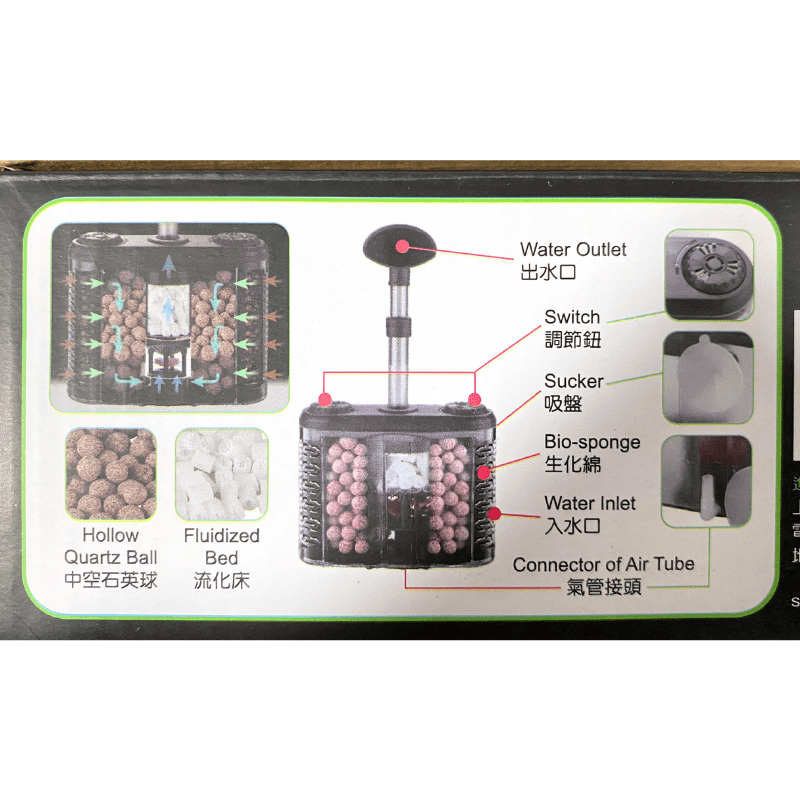 UP AQUA CA-F-020 High Efficiency Pneumatic Filter (air driven)