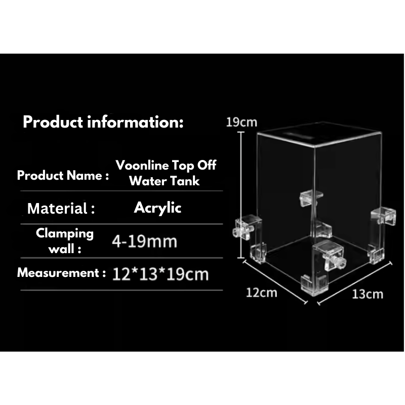 Voonline Top Off Water Tank