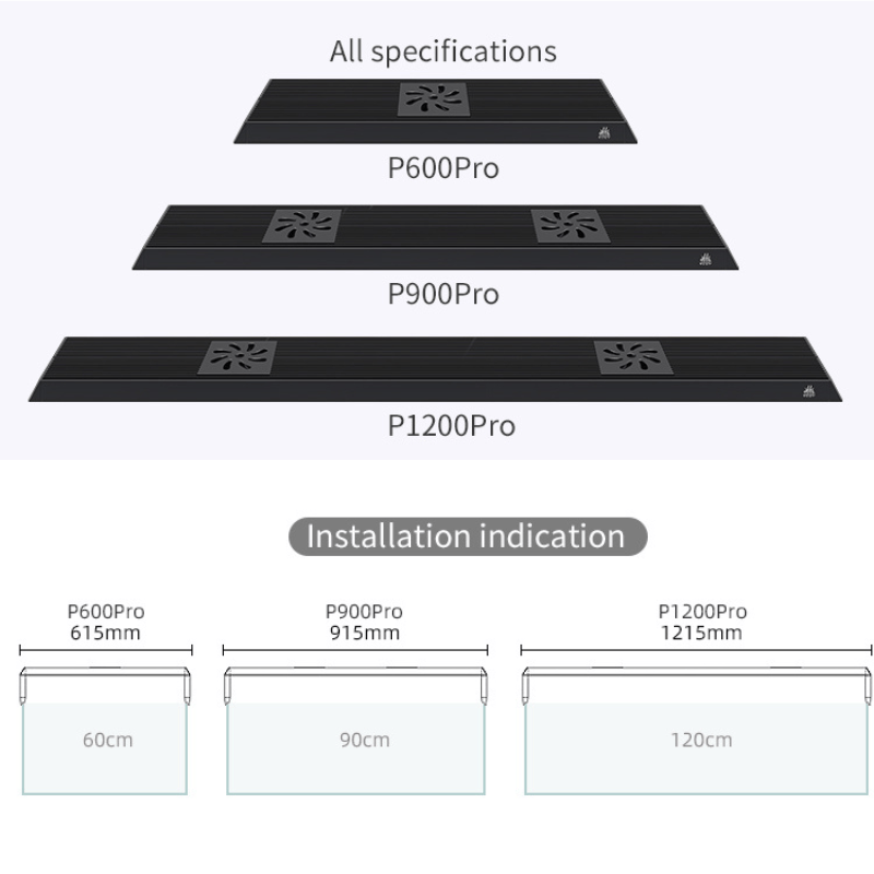 Week Aqua P-series Pro K Light (60 - 120cm) Black