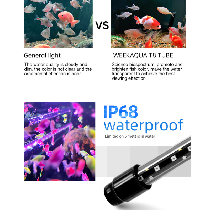 Week Aqua T8 PRO Submersible Tanning Light (60-150cm) (Controllable)