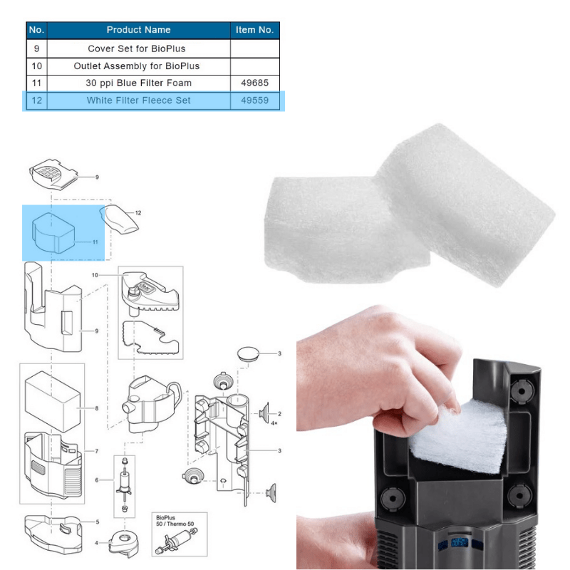 OASE BioPlus Spare Parts (50/100/200)