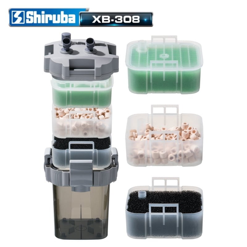 SHIRUBA XB308 External Canister Filter (Up to 2ft)