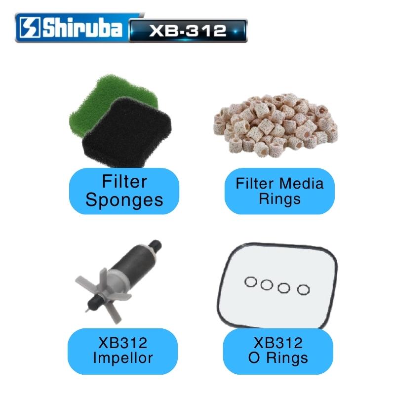 SHIRUBA XB312 External Canister Filter (Up to 4ft)