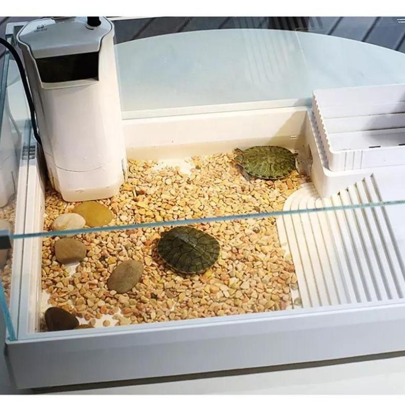 SUNSUN XGG-500 Turtle Tank (49cm) (w/ Garden Plot & Stairs)