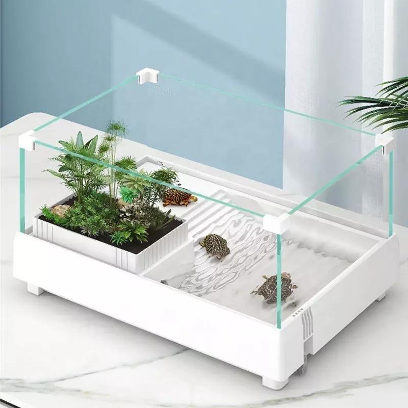 SUNSUN XGG-500 Turtle Tank (49cm) (w/ Garden Plot & Stairs)