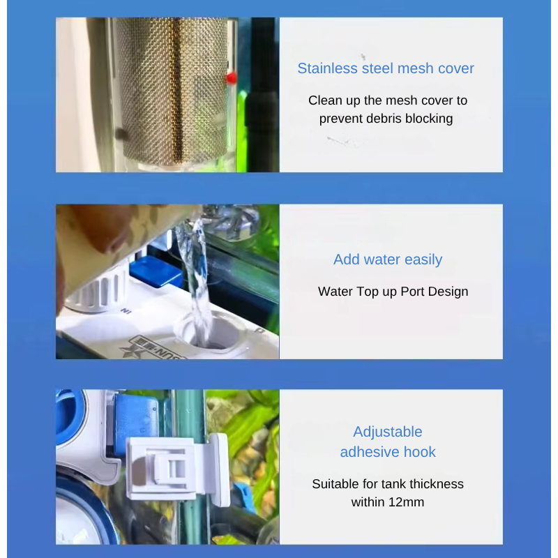 SUNSUN YBF-500 Hang On Filter with drainage