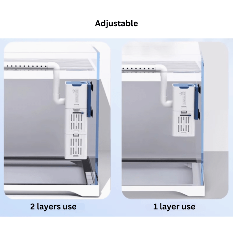 Sunsun Yqp 300 500 1000Fs Internal Filter With Rainbar