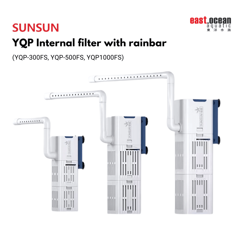 Sunsun Yqp 300 500 1000Fs Internal Filter With Rainbar