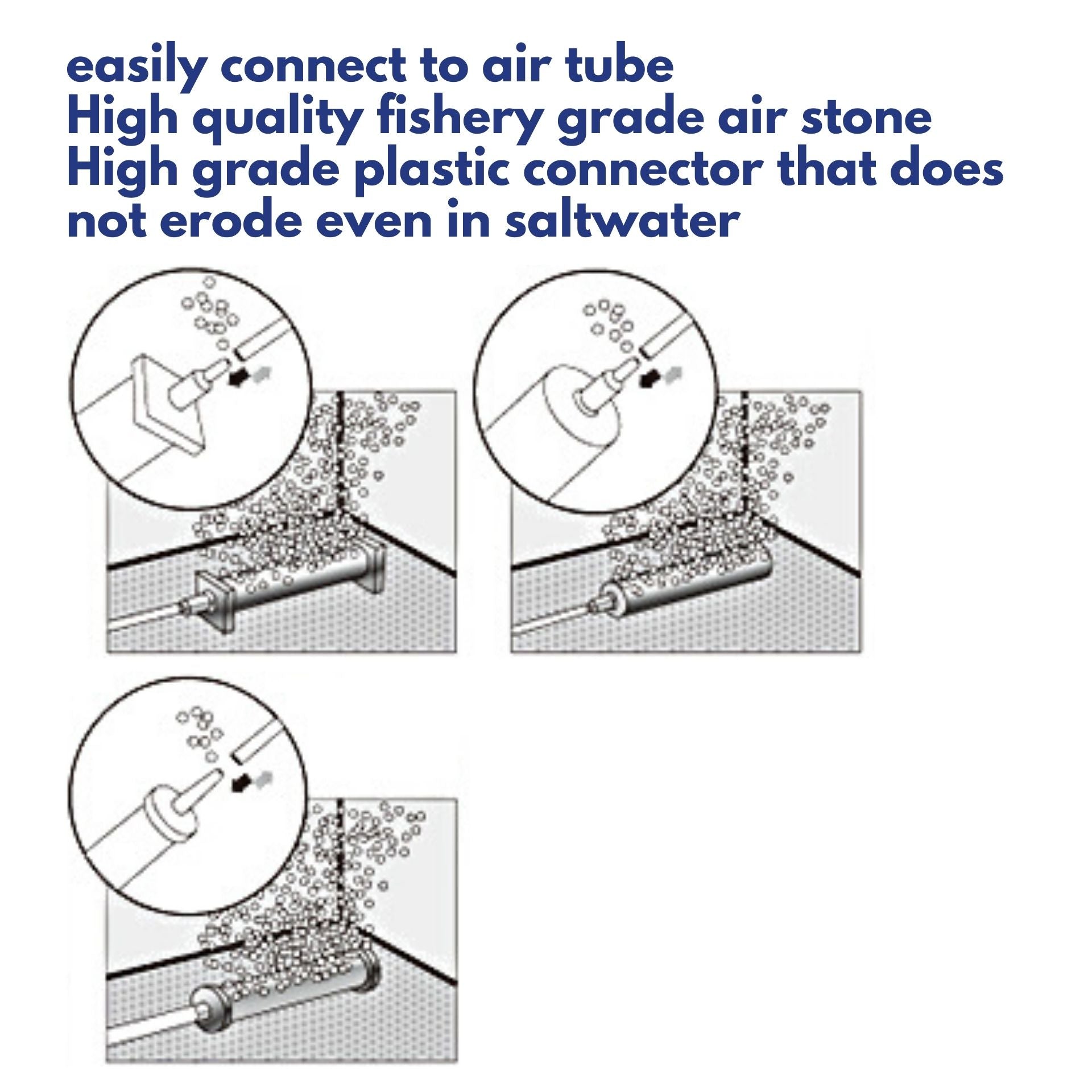 ANGEL AQUA Air Stone (Cylinder) DY-103 Series