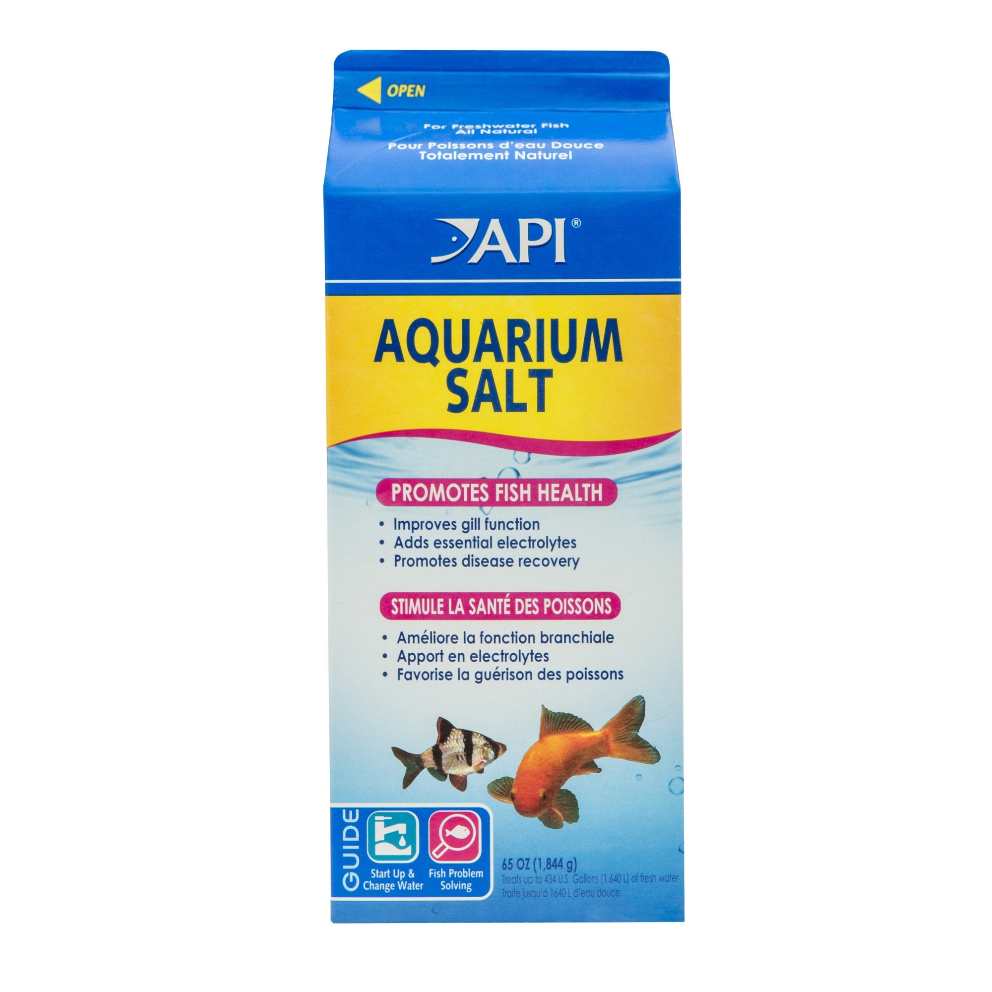 API AQUARIUM SALT - 1/2 GAL (65 OZ)