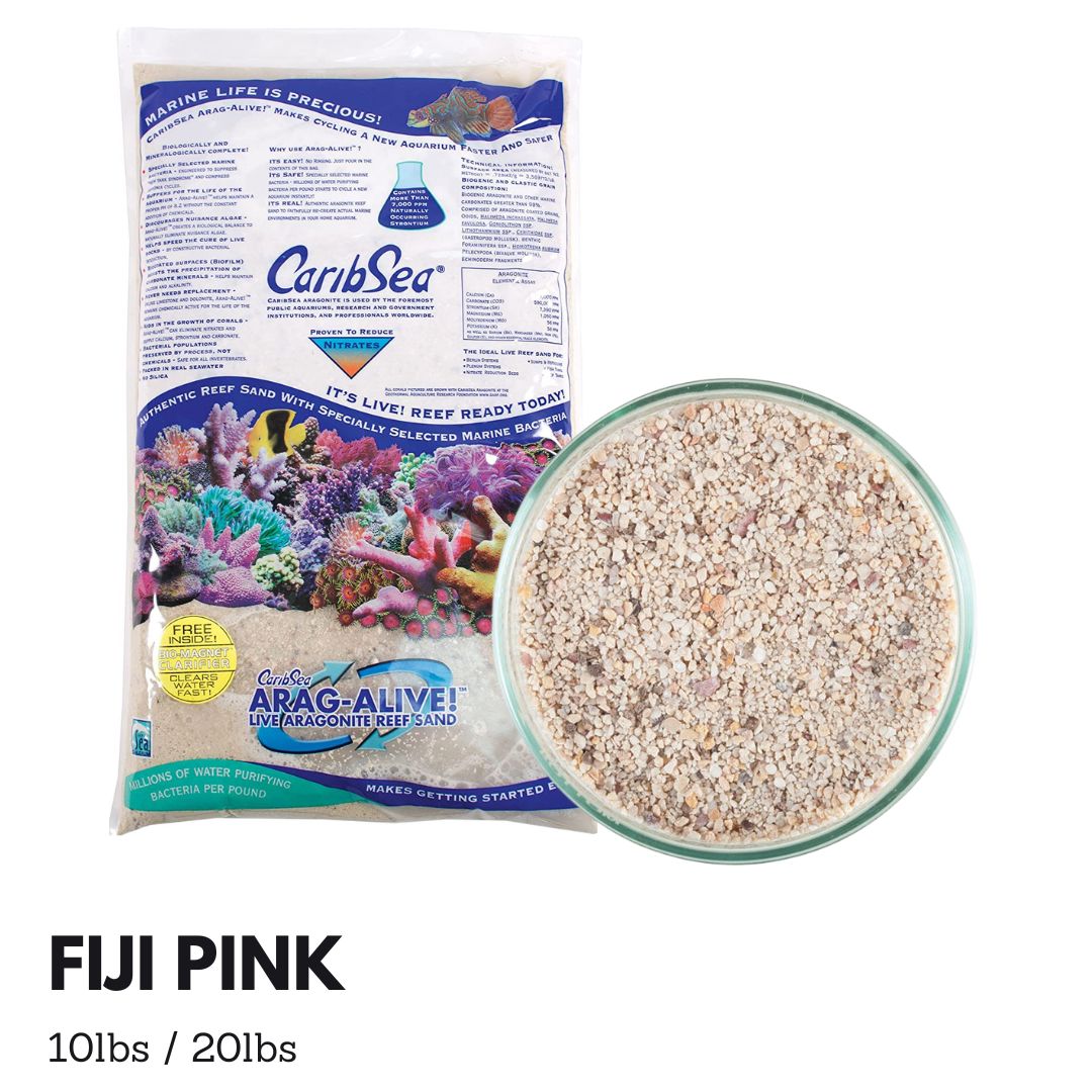 Caribsea Aragalive Fiji Pink (10/20lbs)
