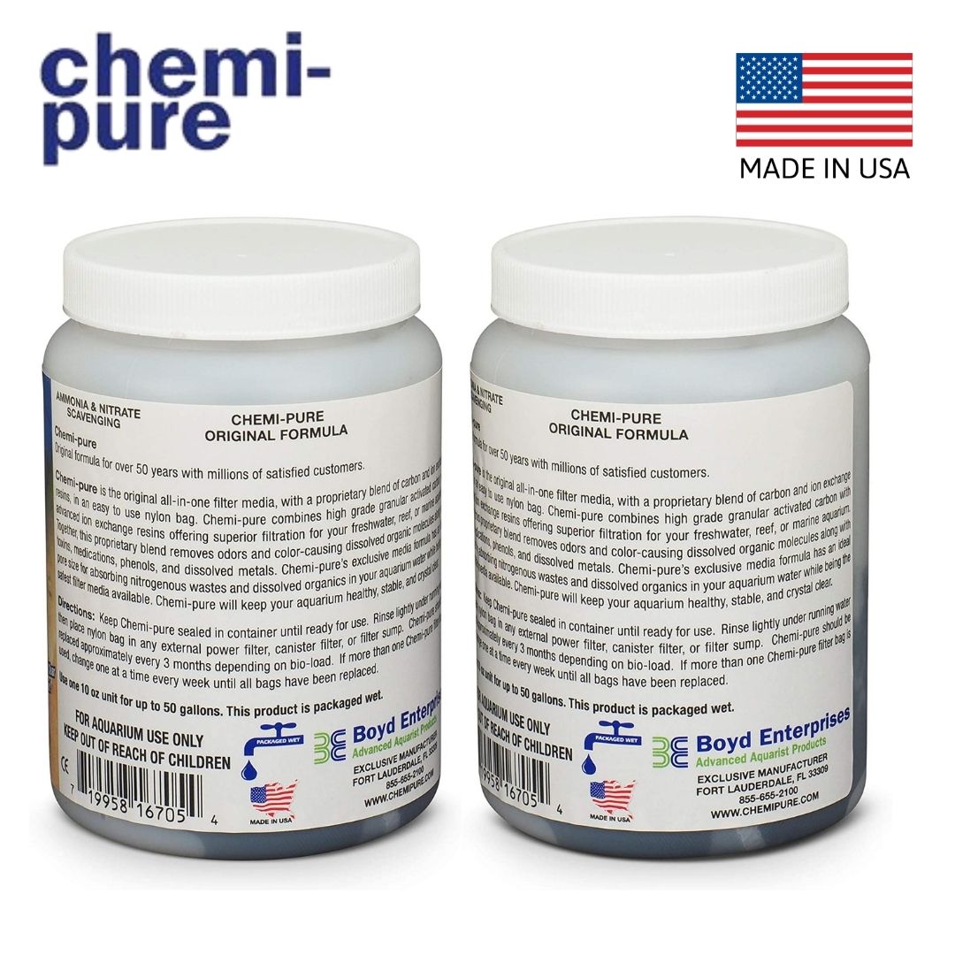 BOYD Chemipure (clears crystal clear water easily)