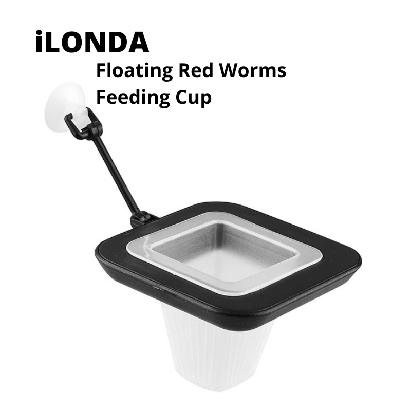 iLONDA Floating Red Worms Feeding Cup