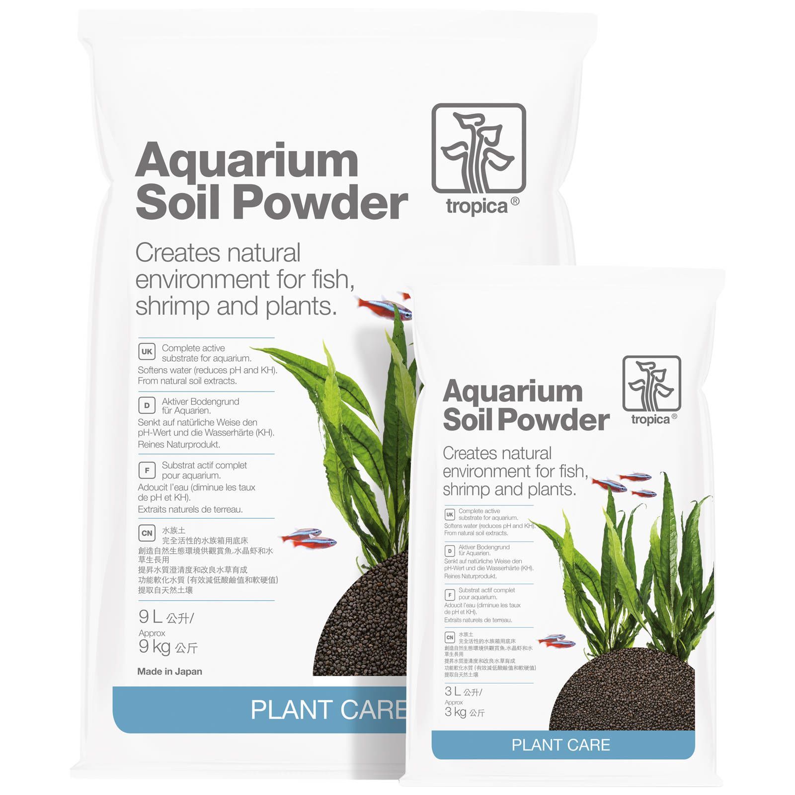TROPICA Aquarium Soil Powder 3L / 9L