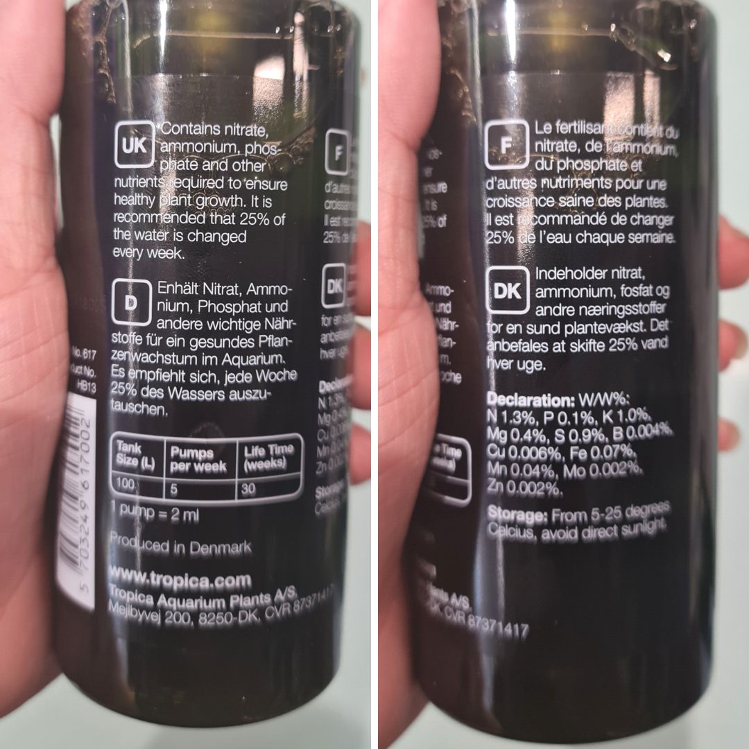 TROPICA Specialised Fertiliser (For Heavily Planted Tanks)