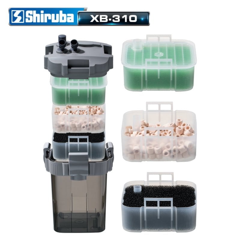SHIRUBA XB310 External Canister Filter (Up to 3ft)