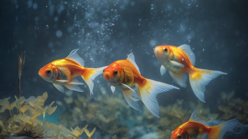 goldfish, nature, aquarium, fish, tank, pets, animals, fish tank