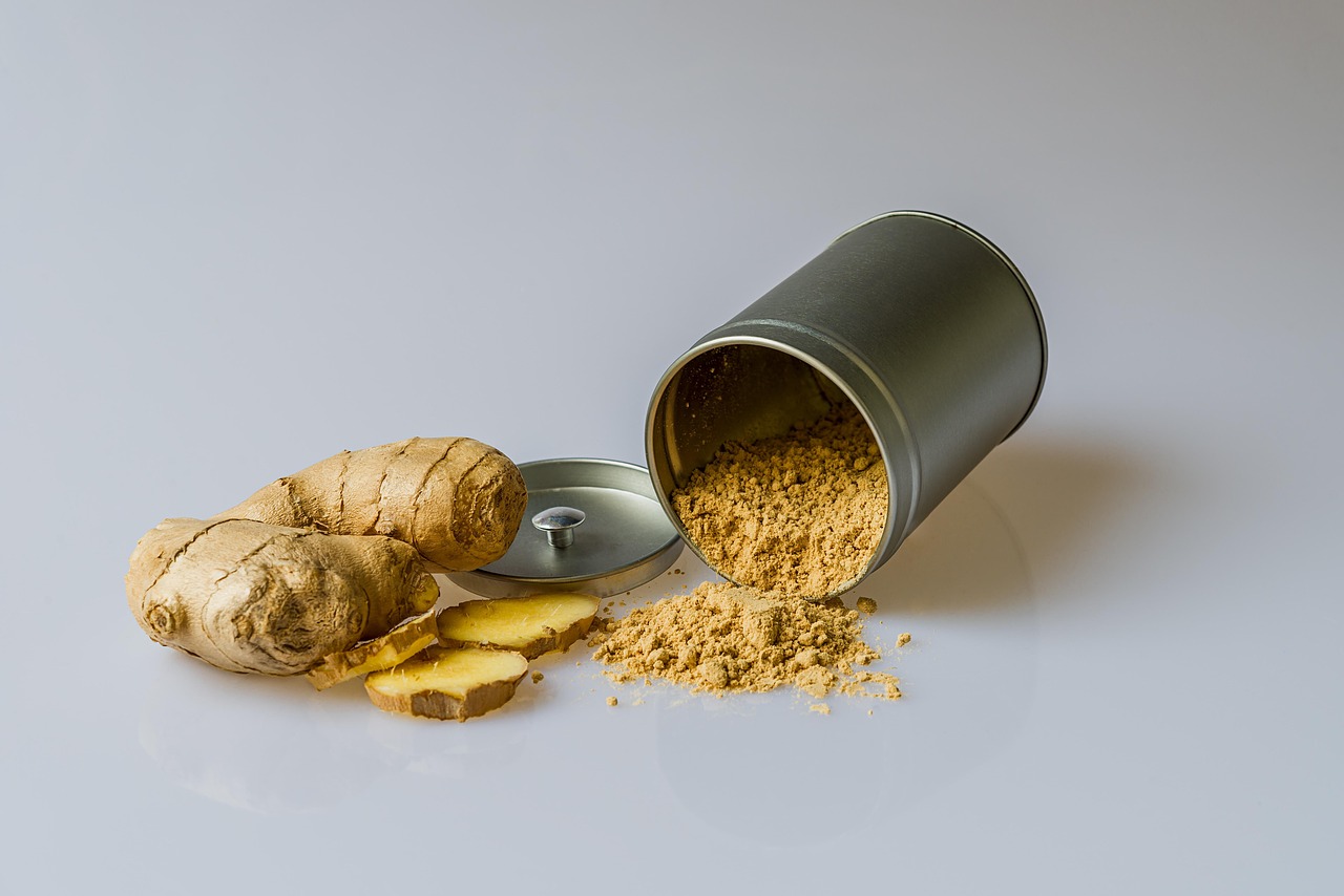 ginger, plant, asia, rhizome, nature, food, spice, medicinal plant, zingiber officinale