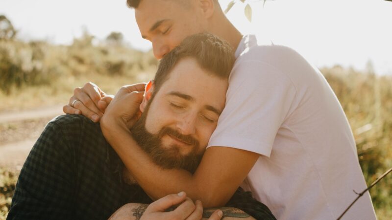 lovers, meadow, portrait, outdoors, nature, gay couple, couple, relationship, pride, lgbtqia, love, love is love, equal right
