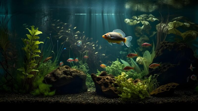 fish, fish tank, underwater, nature, aquarium, peaceful light, calming