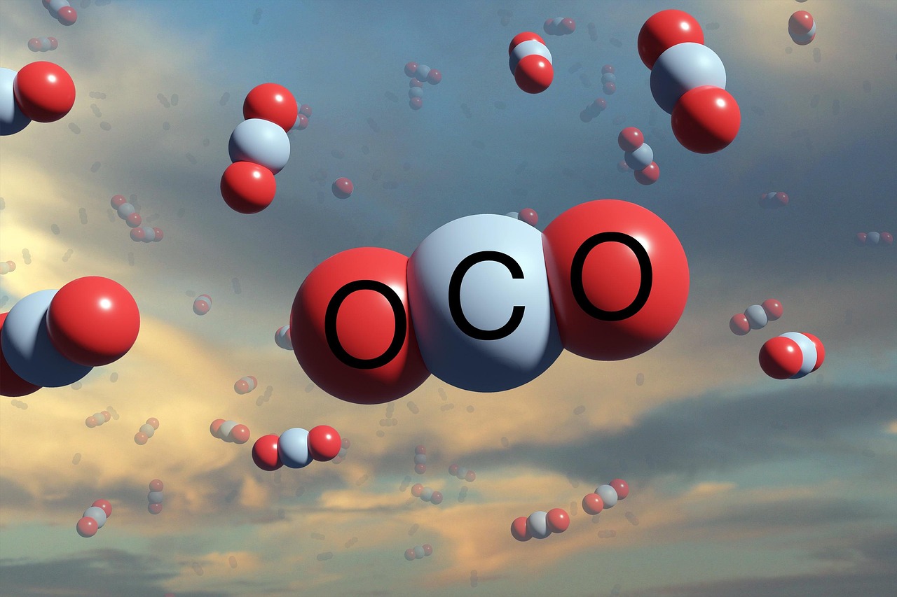 spheres, carbon dioxide, clouds, co2, air, nature, environment, emissions, spherical model, atmosphere