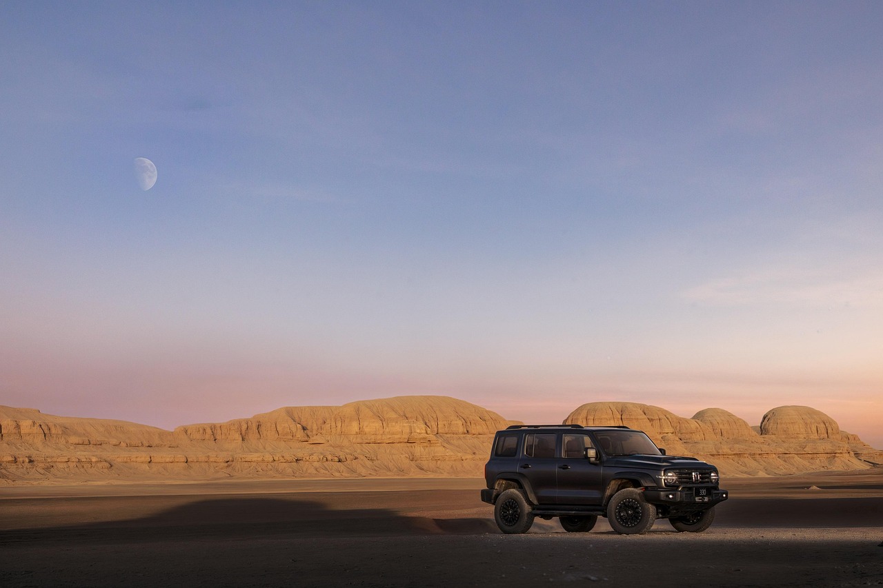 tank 300, gwm tank, great wall motor, tank suv, automotive, outdoor, moon, wilderness, landscape, 越野车, 车辆