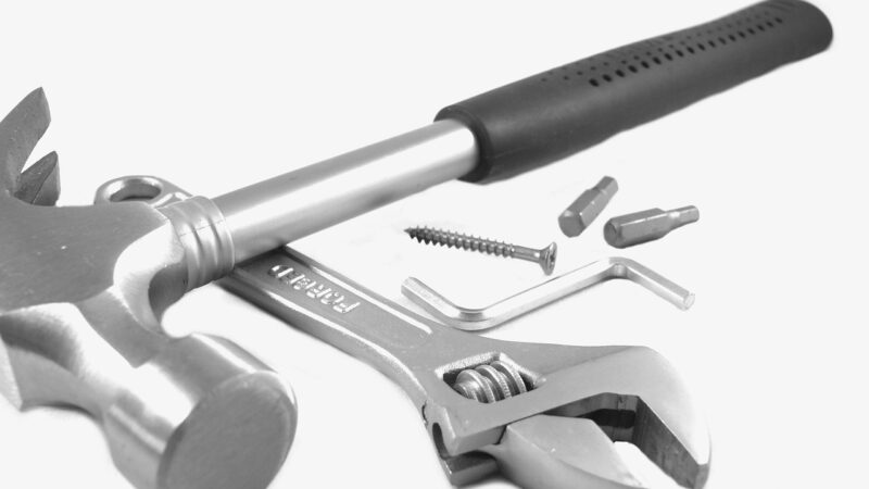 tools, hammer, wrench, screw, nails, nut, kit, spanner, fix, objects, work, job, construction, isolated, tools, tools, tools,