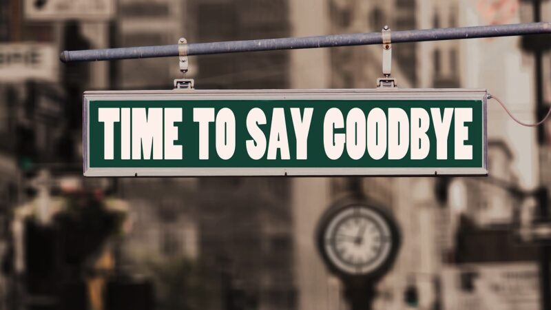 farewell, say goodbye, bye, road, sign, a notice, street sign, termination, employee, workers, employment office, unemployed,