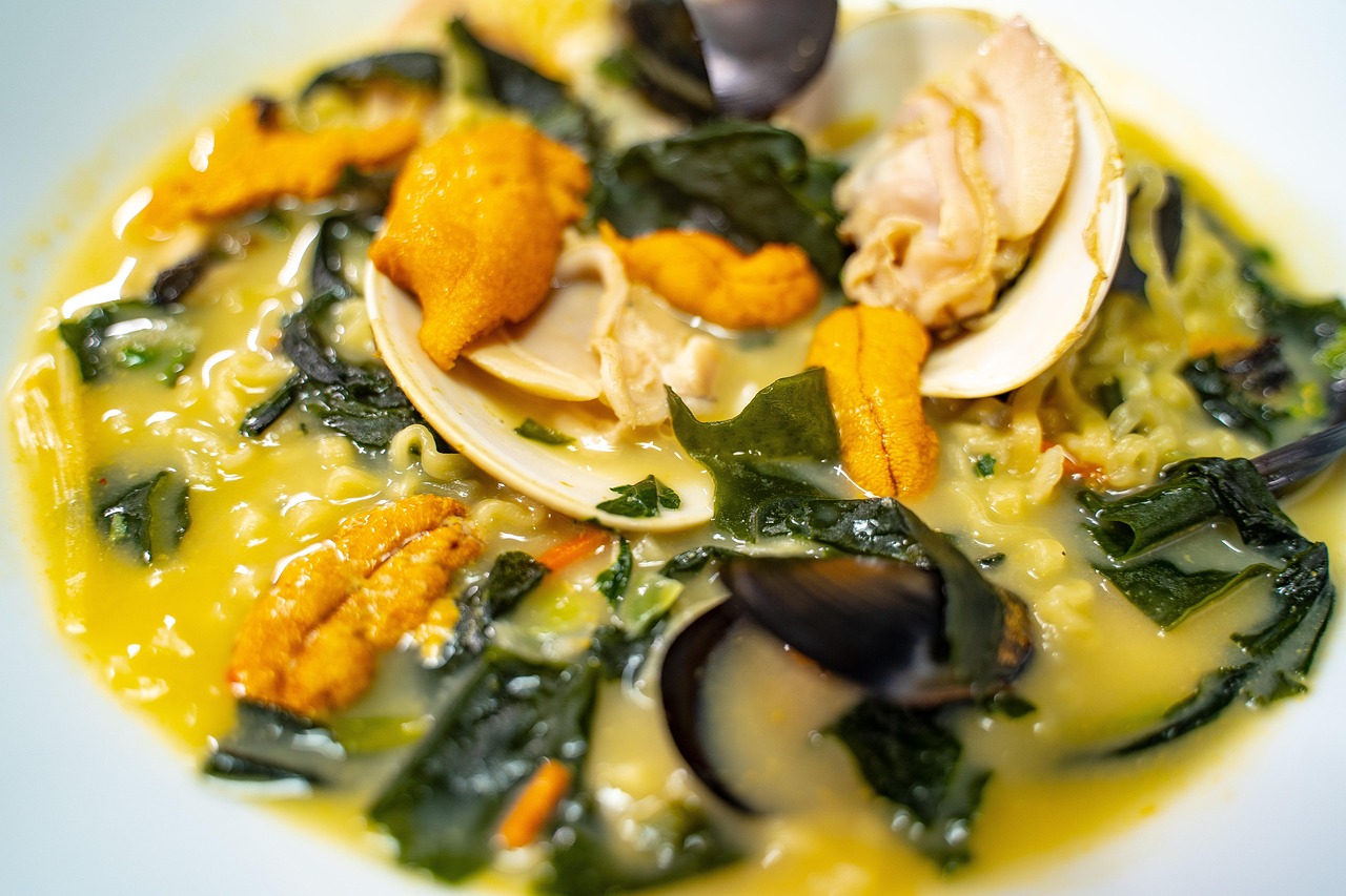 if the, urchins if, ramen, wakame ramen, seafood online