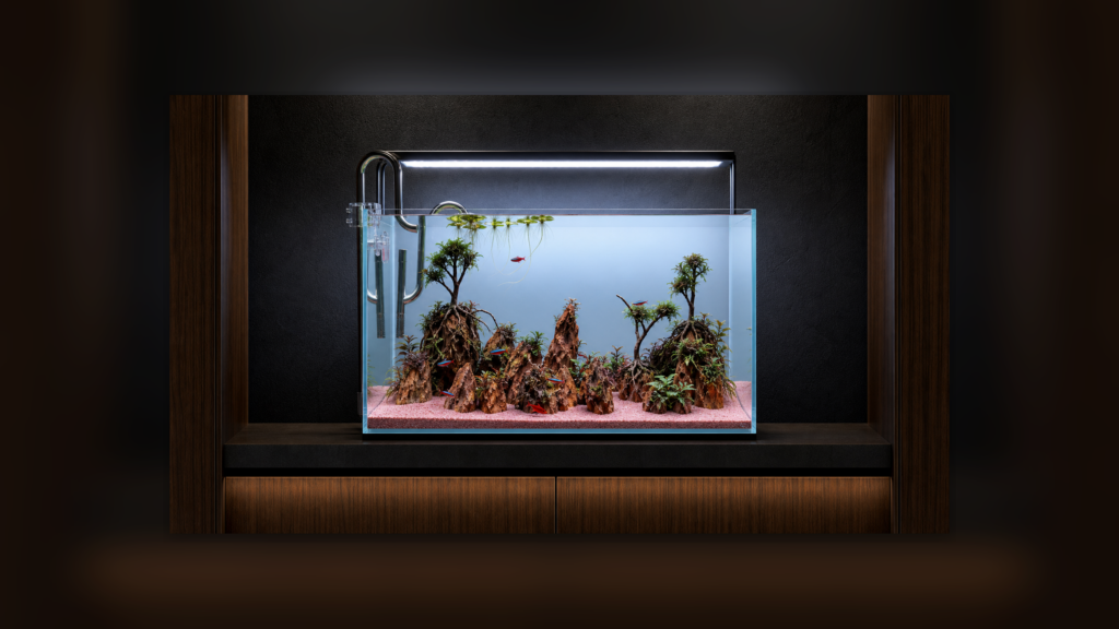 Compact Woodland Shelf Aquascape (P0174)