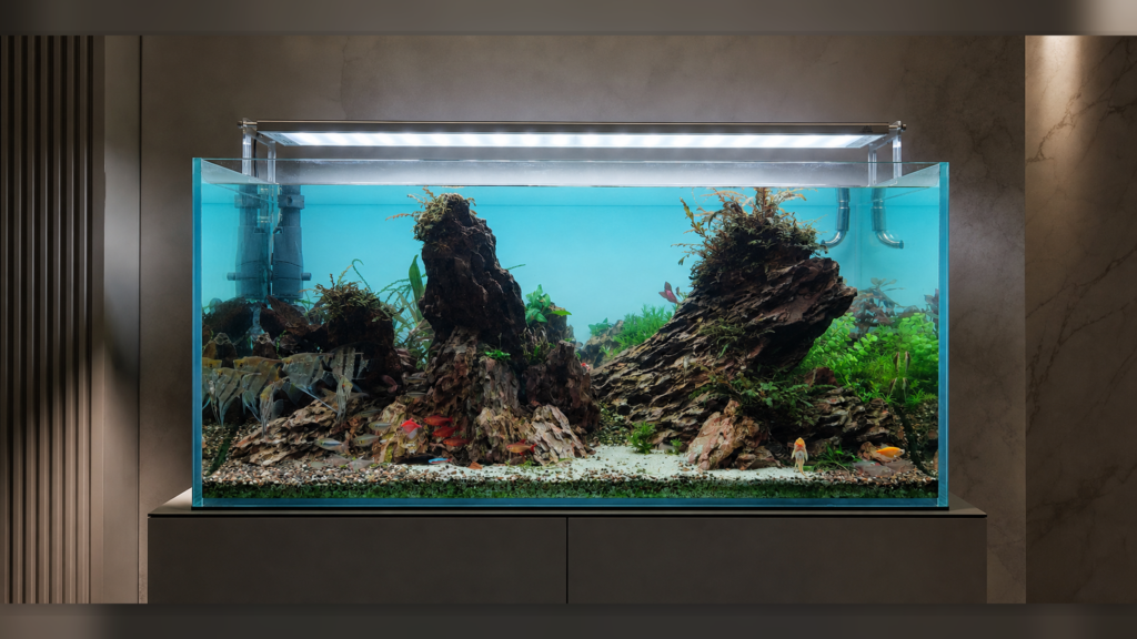 Dramatic Island Mountain Aquascape (P0333)