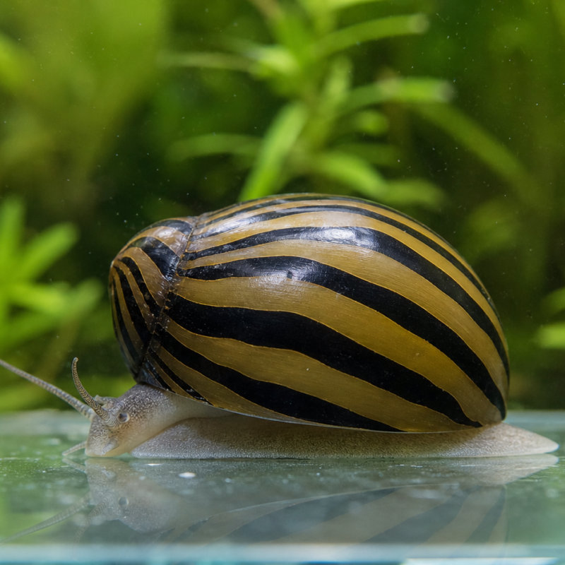 Zebra Nerite Snail