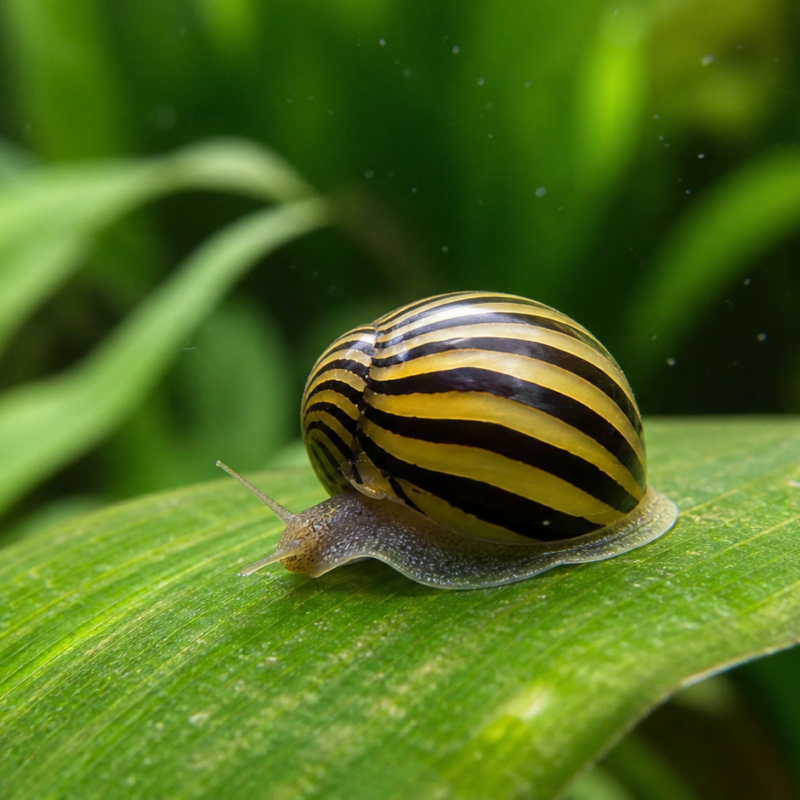 Zebra Nerite Snail