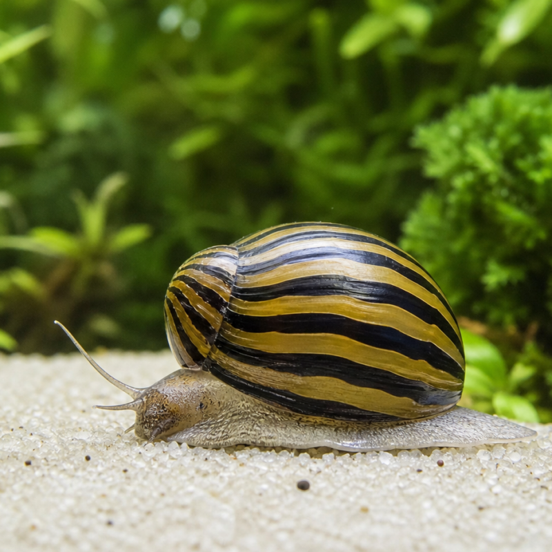 Zebra Nerite Snail